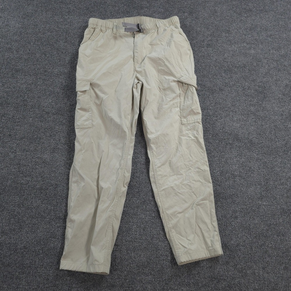 Patagonia Pants Womens M Beige Outdoor Everyday Cargo Belted Hiking Trail Camp